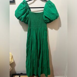 Petal and pup green dress medium